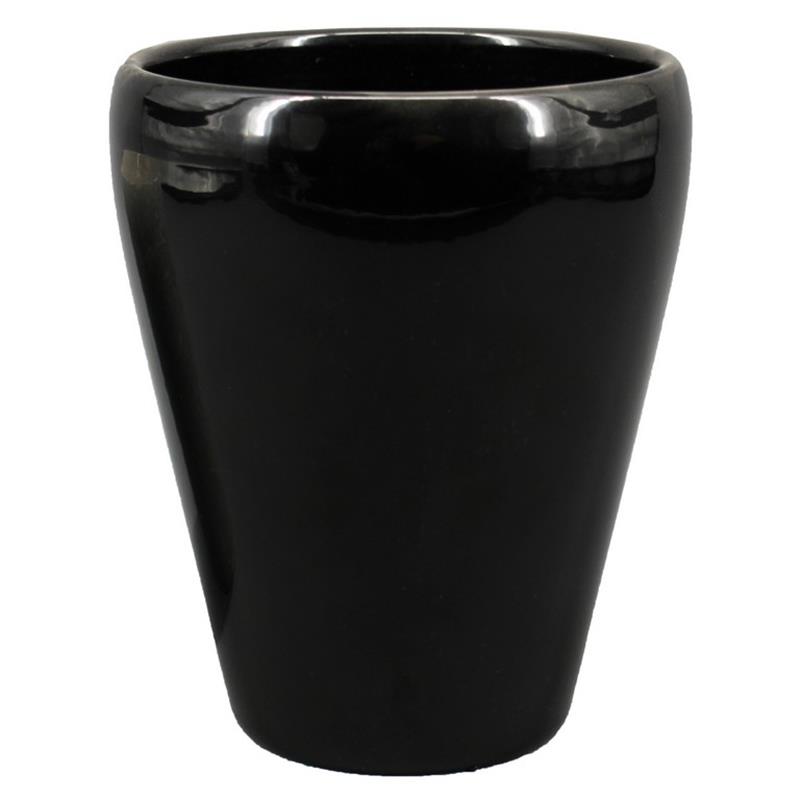 Vase Liv d14 h17cm noir es/12