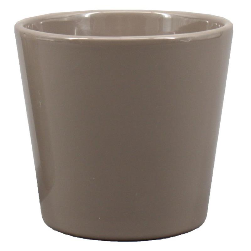 Pot Maud d13.5 h12.5cm gris foncé es/12