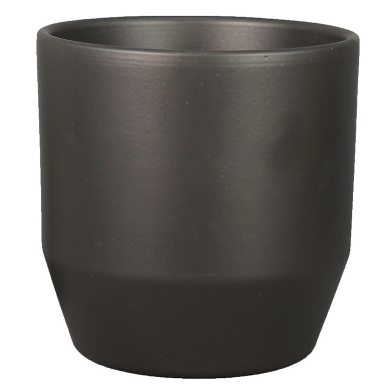 Pot Joly d12 h11cm anthracite mat cendré/10.5