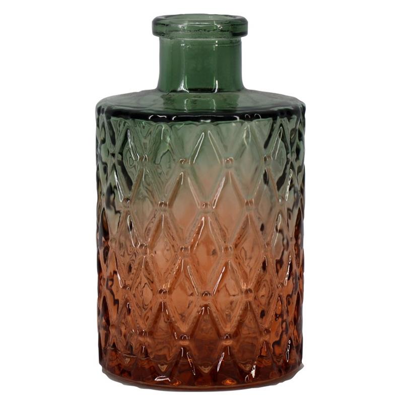 Bouteille décorative Gdansk d2.7/6 h11cm brun/vert