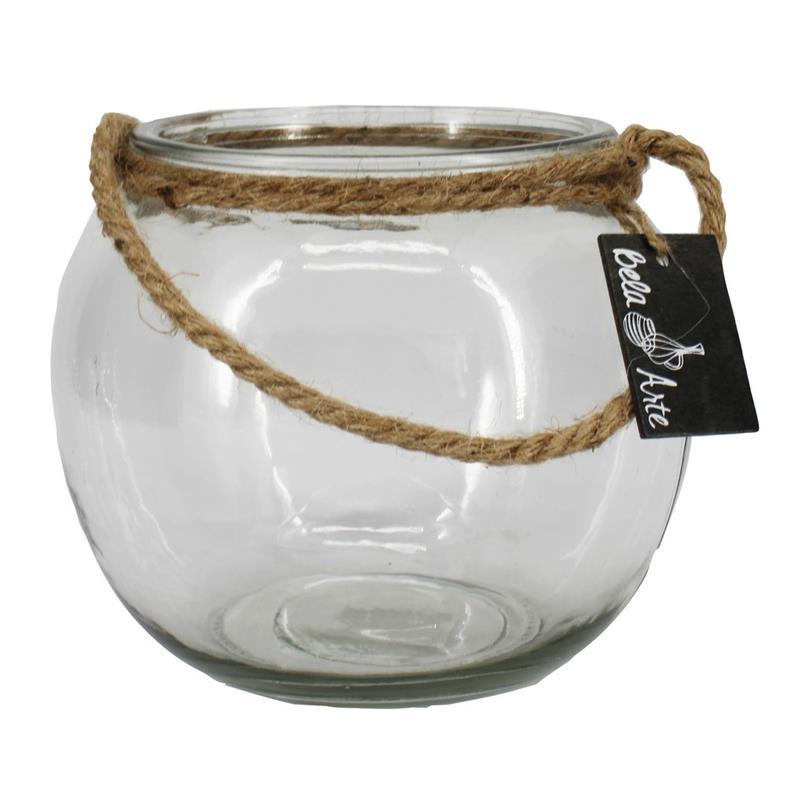 Bolpot m/touw d13.5/18 h15cm