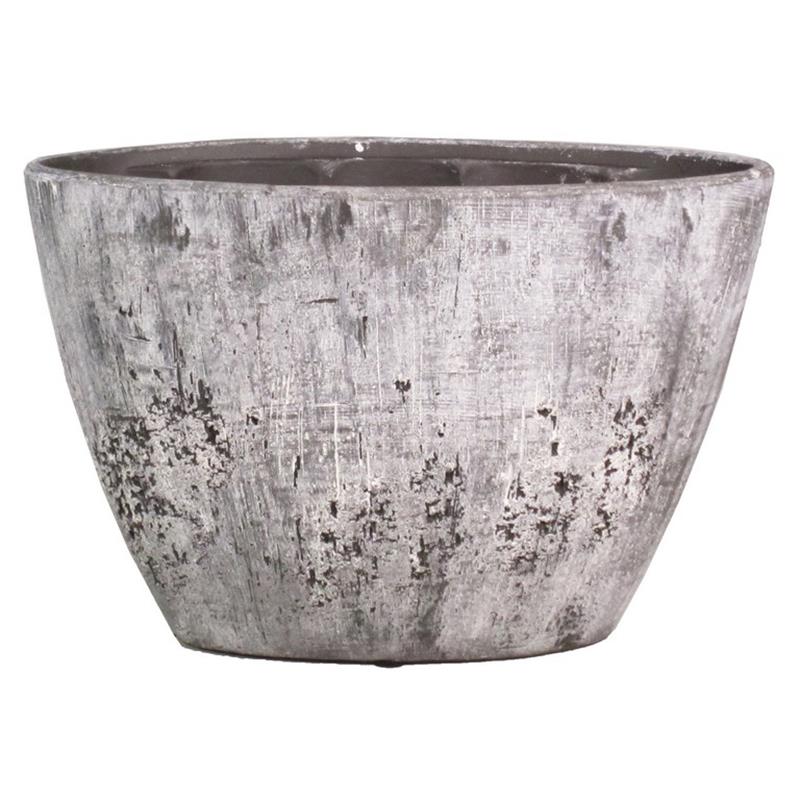 Pot Eef ovaal 32x14.5x22.5cm beton 2x es/12