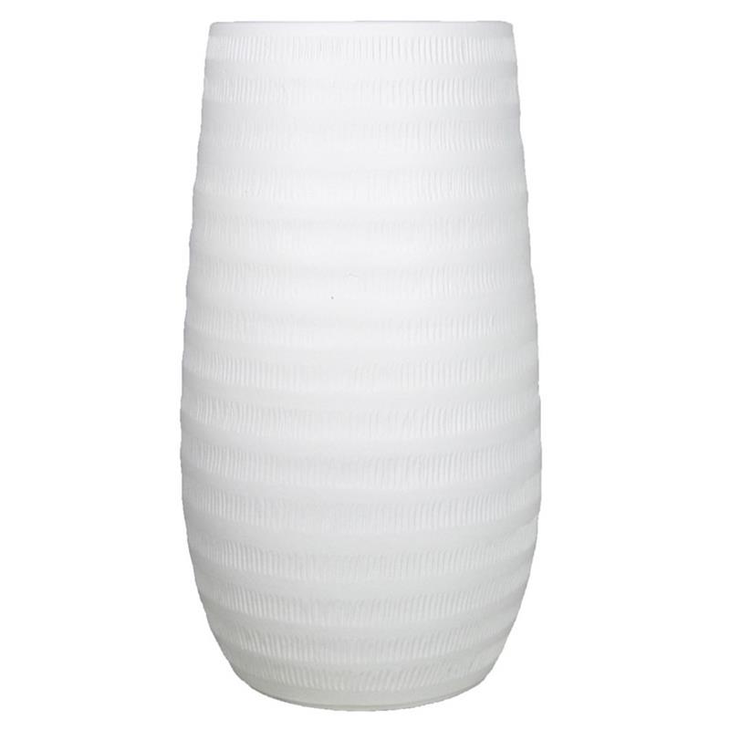 Vase Lena d26 h50cm white matte