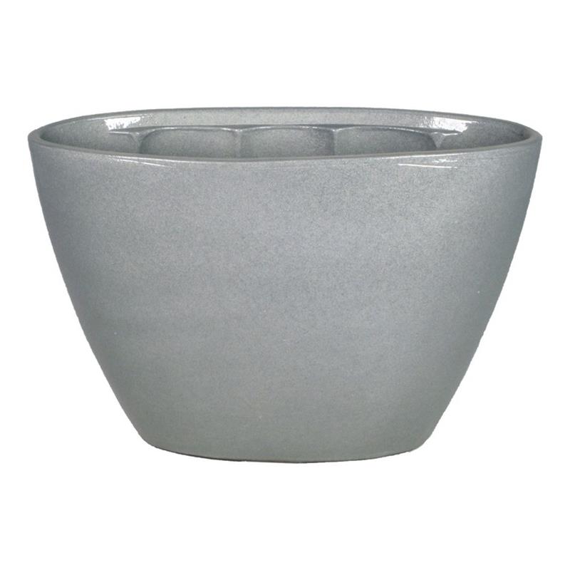 Pot Eef oval 32x14.5x22.5cm grey 2x es/12