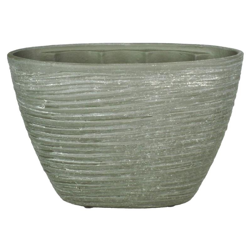 Pot Eef oval 32x14.5x22.5cm brown scratch 2x es/12