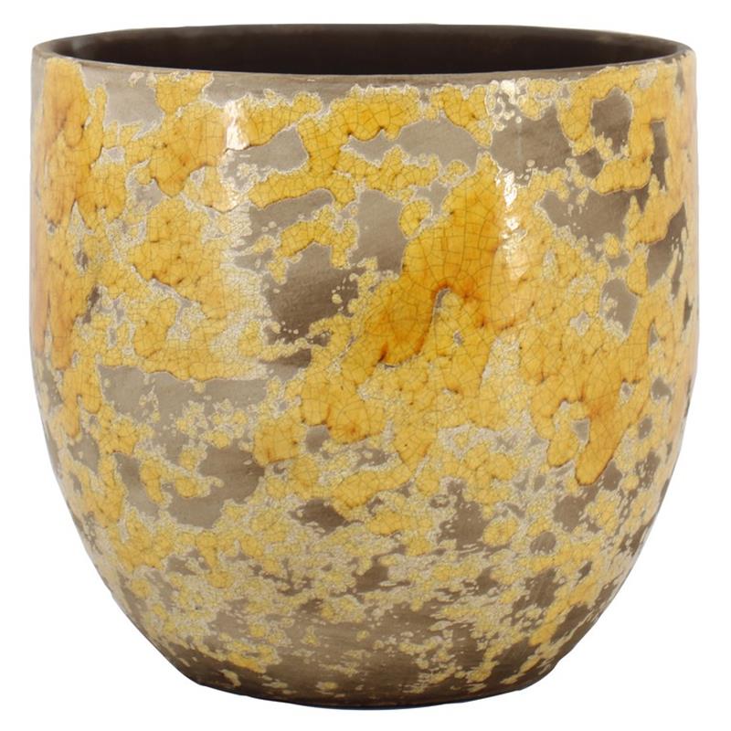 Pot Luuk d17 h16cm oker