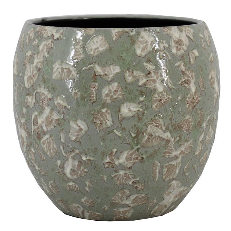 Pot Arcos d14/15.5 h13cm mint green