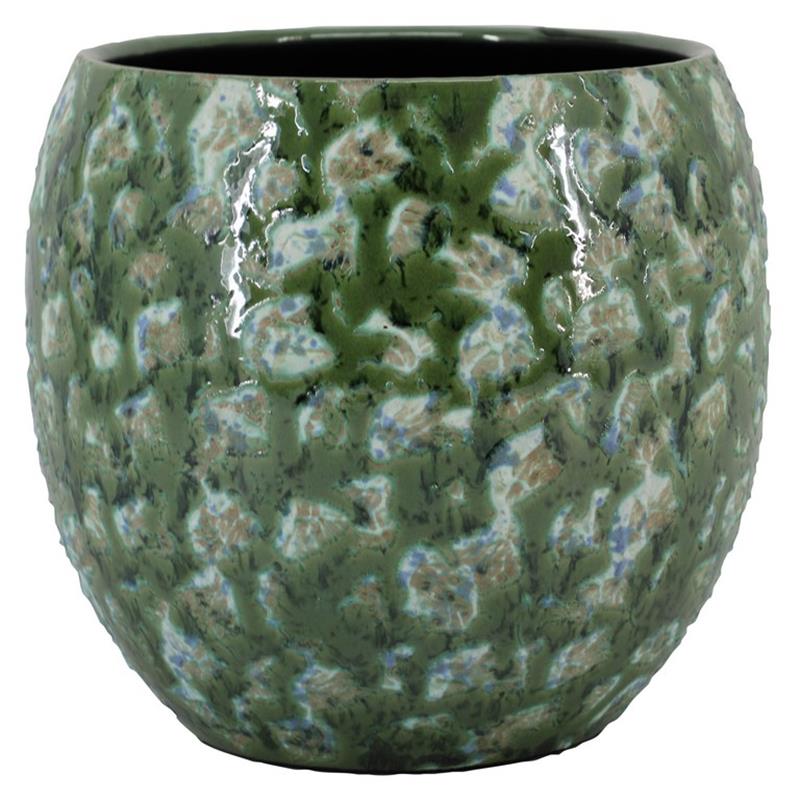 Pot Arcos d25/28 h28cm green