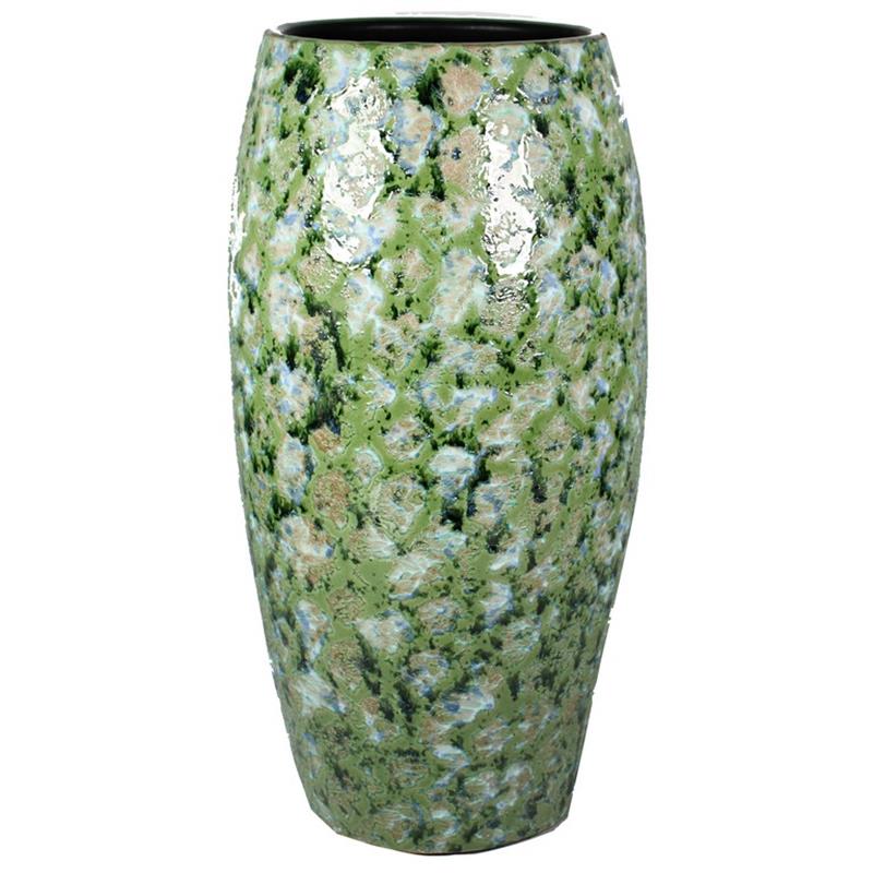 Vase Arcos d15/16.5 h38cm green