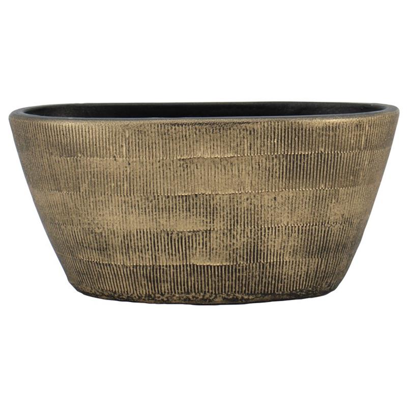 Pot Abby ovale 30x15x14cm or