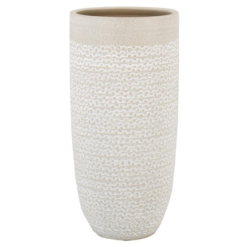 Vase Horta d19 h35cm beige