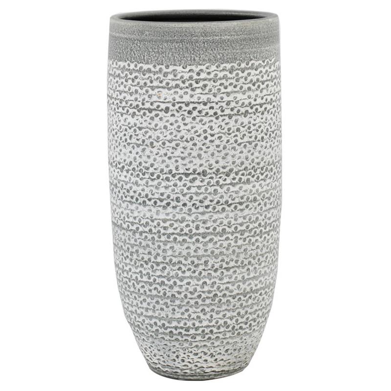 Vase Horta d19 h35Zm grau