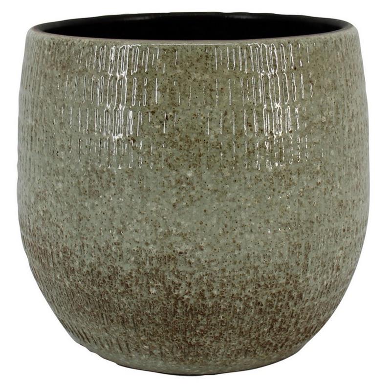 Pot Olivier d19 h17cm groen