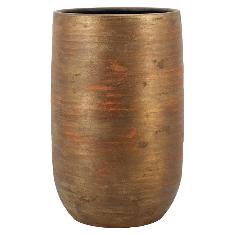 Vaas Funchal d26 h40cm goud