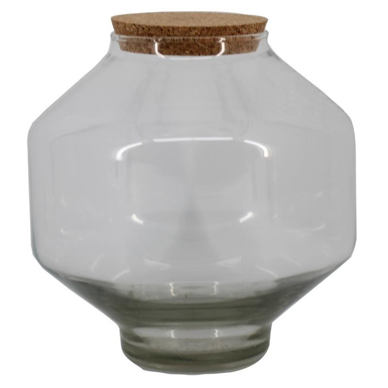 Glass Solu d10/20 h22cm w/cork