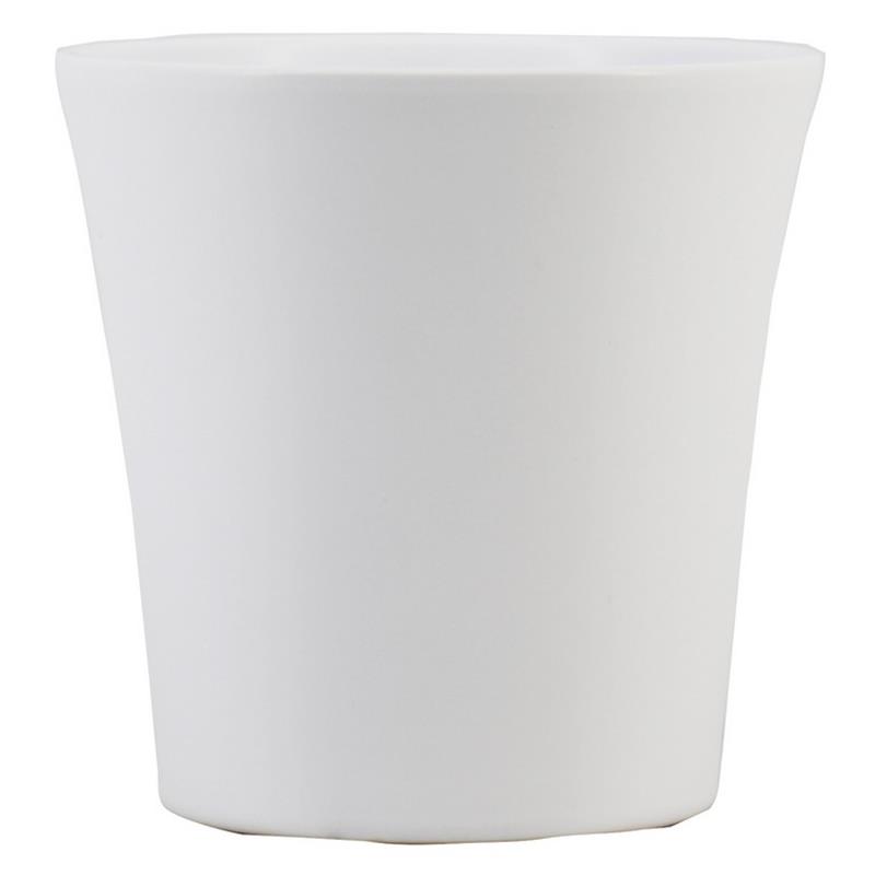 Pot Floor d13.5 h13.3cm wit mat es/12