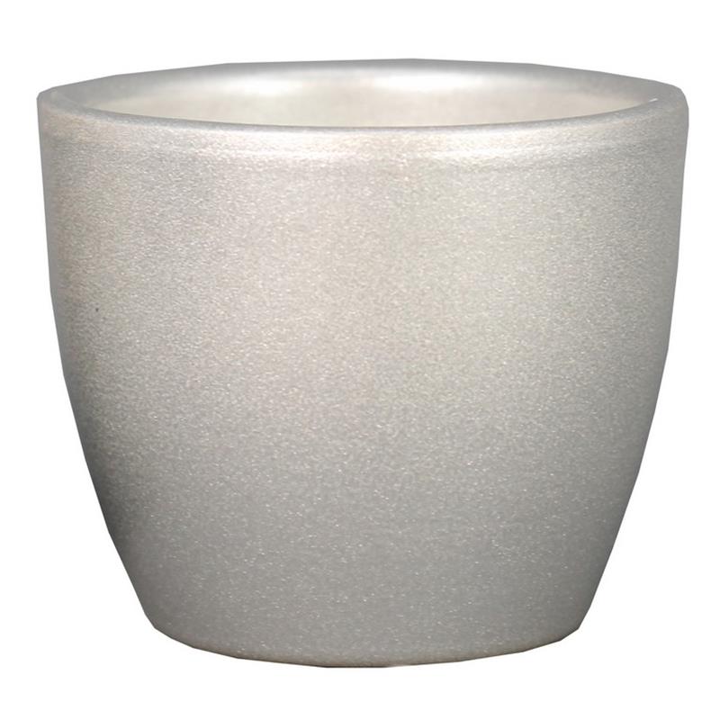 Pot Boule d7.5 h6cm zilver es/5.5-6