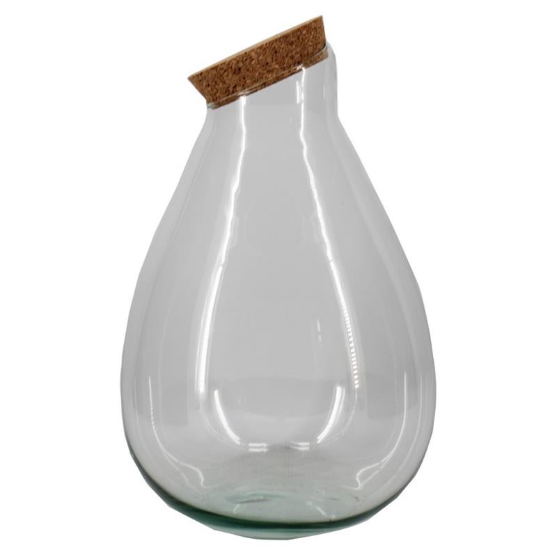 Glas Drop d10/20 h33/37cm m/kurk