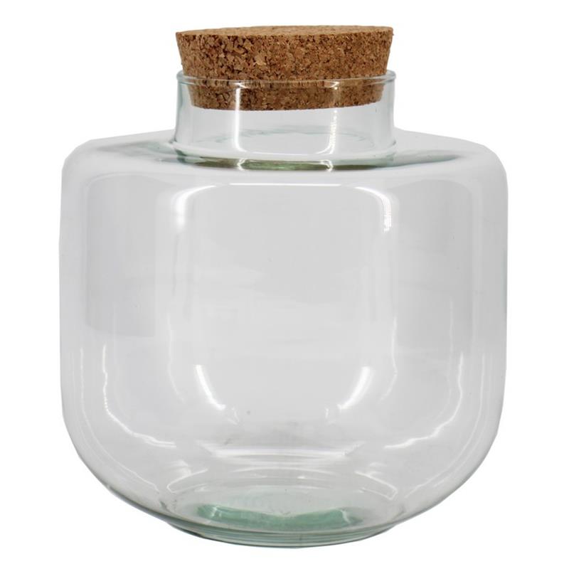 Glas Ella d9/19 h21cm m/kurk