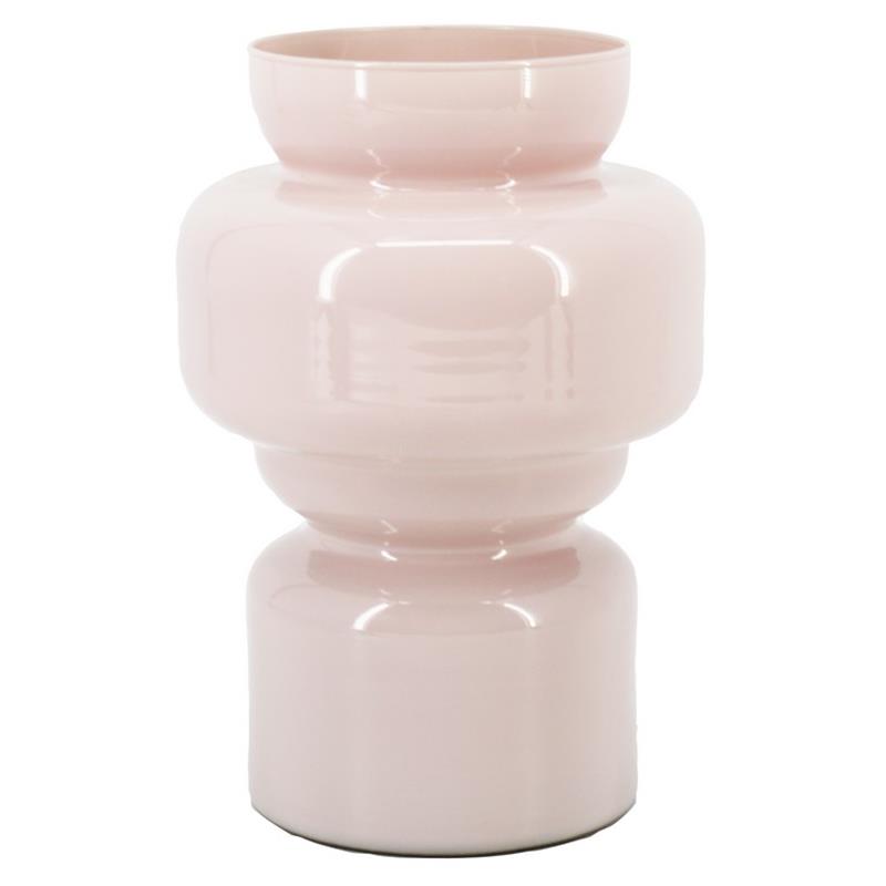 Glass Charlotte d12/17 h25cm pastellpink