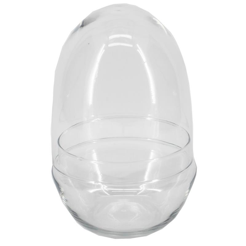 Cover w/plateau d12.5 h19.5cm