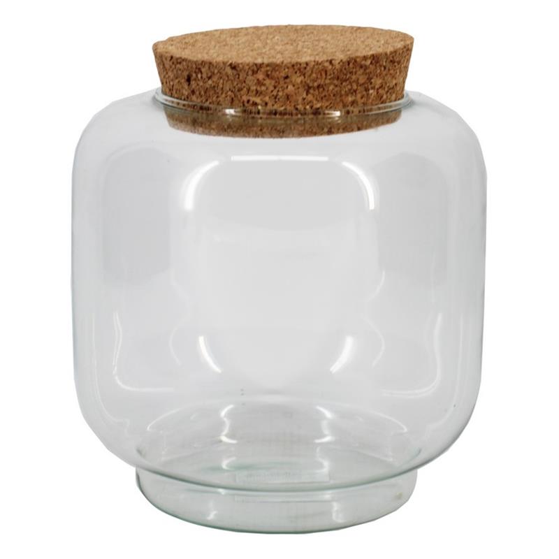 Glas Benthe d10/17 h20cm m/kurk