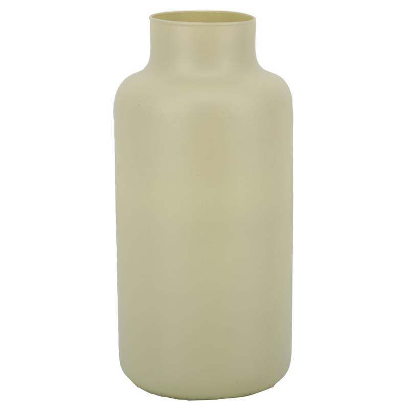 Vase Milan d8.5/15 h25cm kaki matte