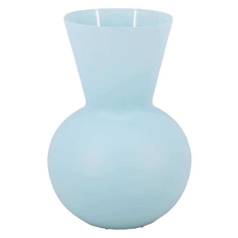 Glass Elly d11.5/16 h23cm blue matte