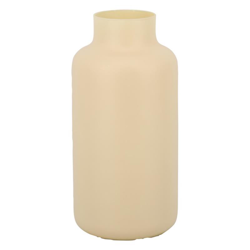Vase Milan d8.5/15 h25cm ivory matte