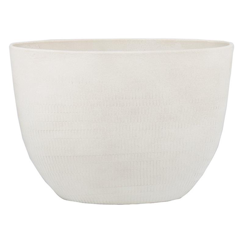 Pot Silves oval 50x20x36cm cream