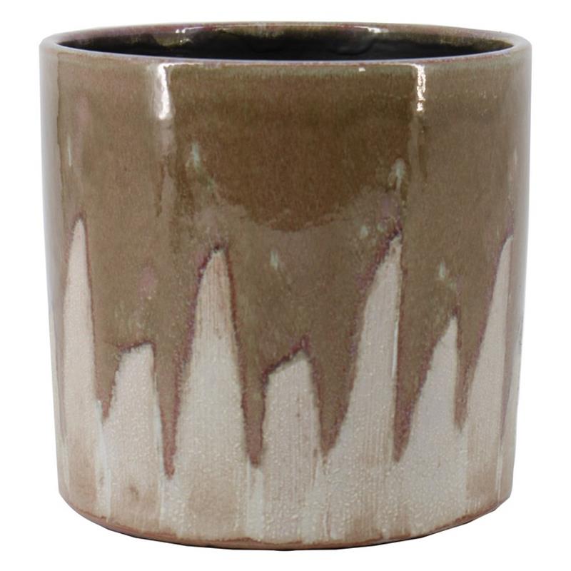 Pot Porches d14 h14cm taupe