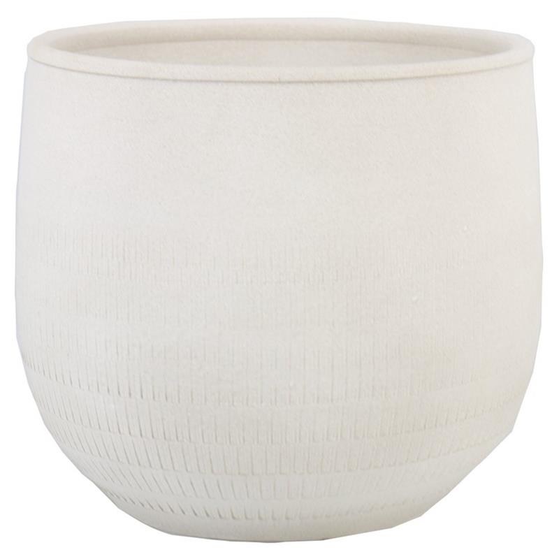 Pot Silves d28.5/29 h27cm crème
