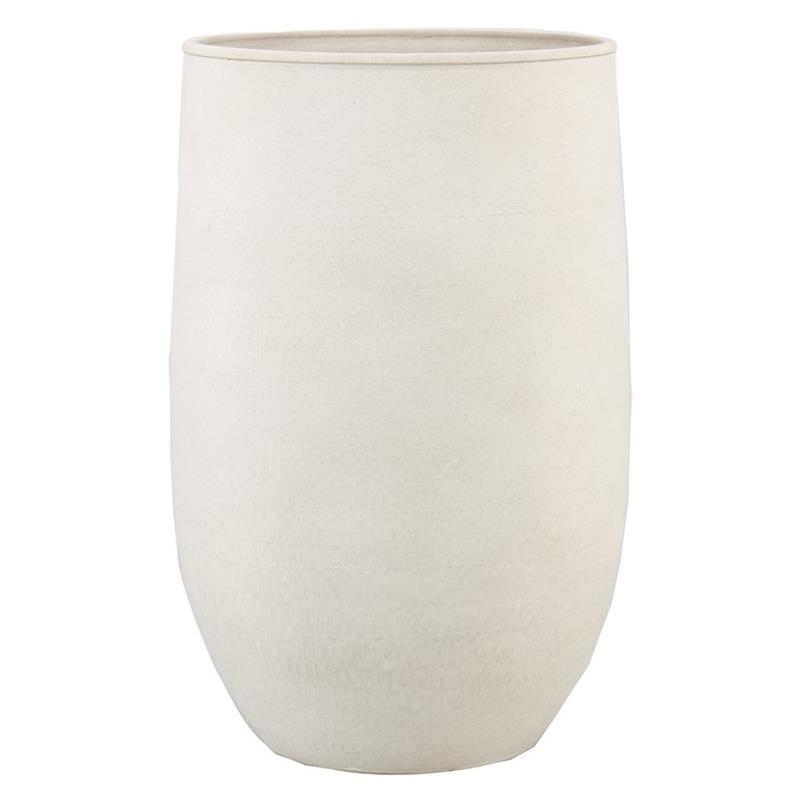 Vase Silves d26 h40cm crème