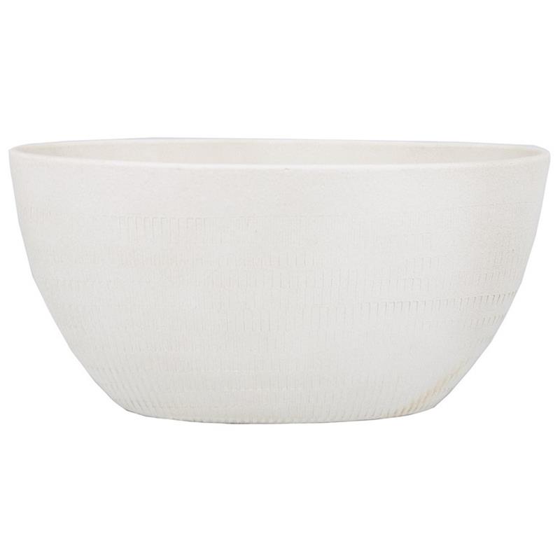 Pot Silves ovale d49x20x25cm crème