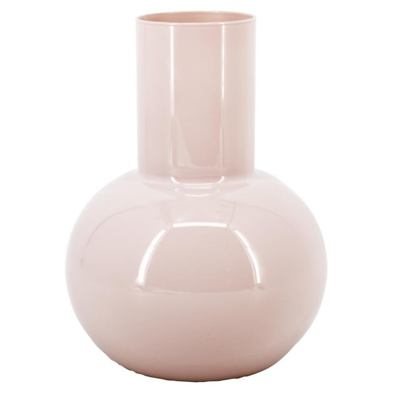Glass Maureen d10/22 h30cm pastellpink