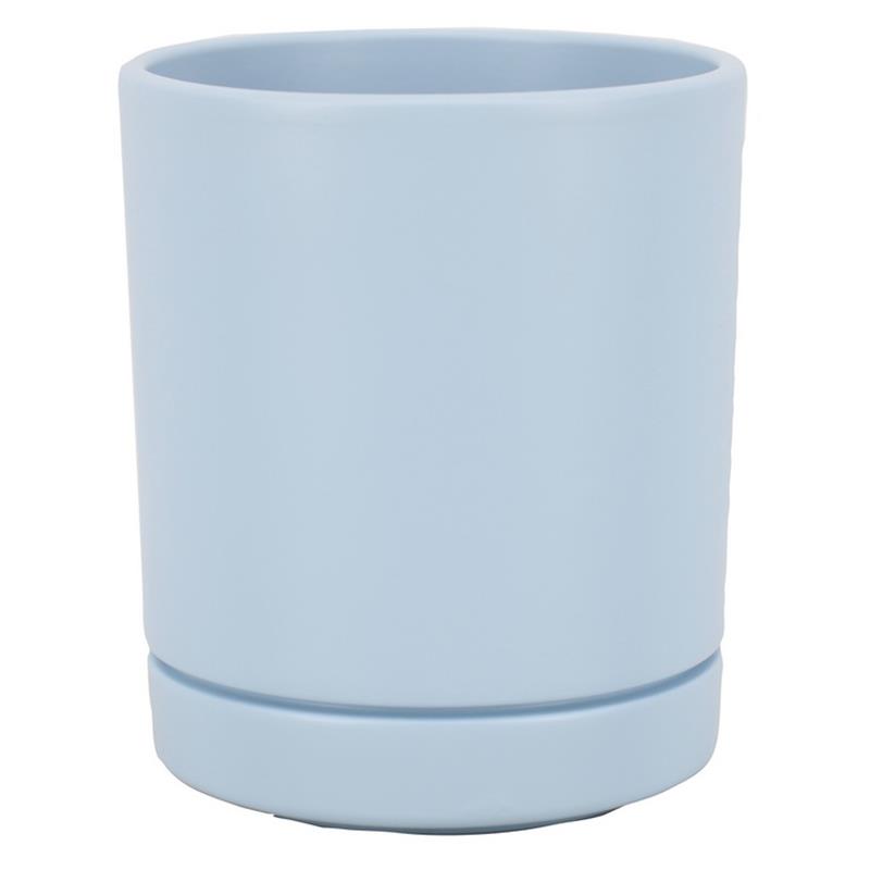 Vase Lynn d12.5 h15cm blue matte es/12