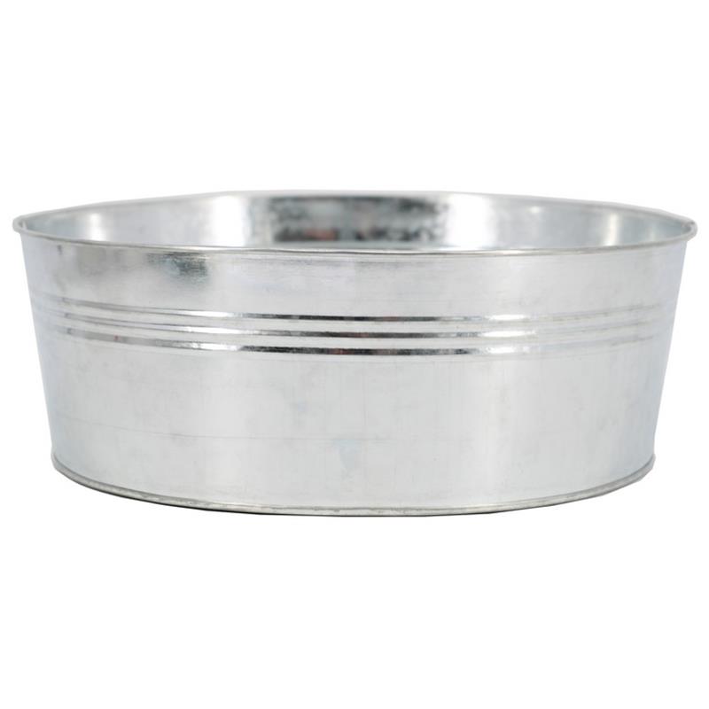 Bowl zinc d28/25.5 h10cm naturel