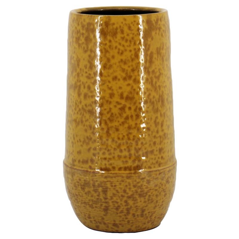 Vase Optim d18 h35cm yellow