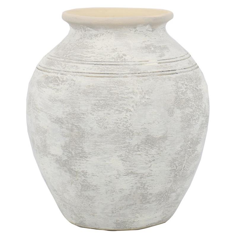 Deco bottle Milou d28 h30cm grey