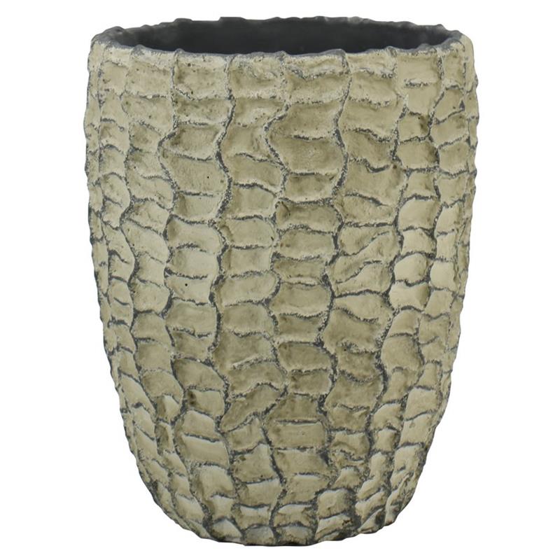 Vase Kansas D18 H20Zm dunkelgrau