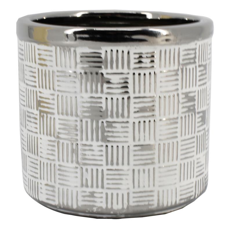 Topf Genua D13.2 H12.5Zm weiß es/12