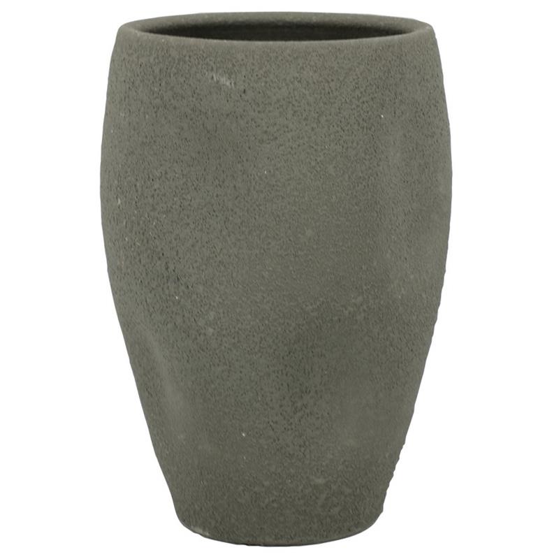 Vase Emily D19 H30Zm d.grau