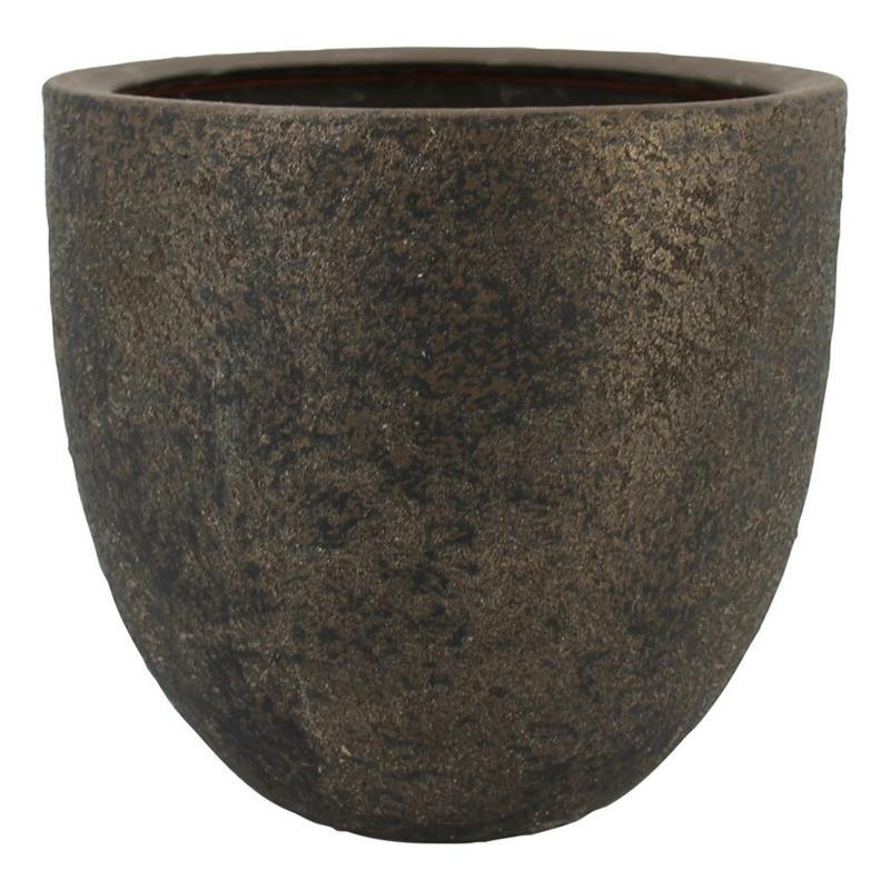 Macetero Desi d22/27 a25cm bronce