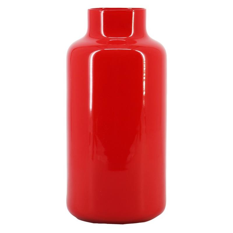 Vase Milan D8.5/15 H30Zm rot