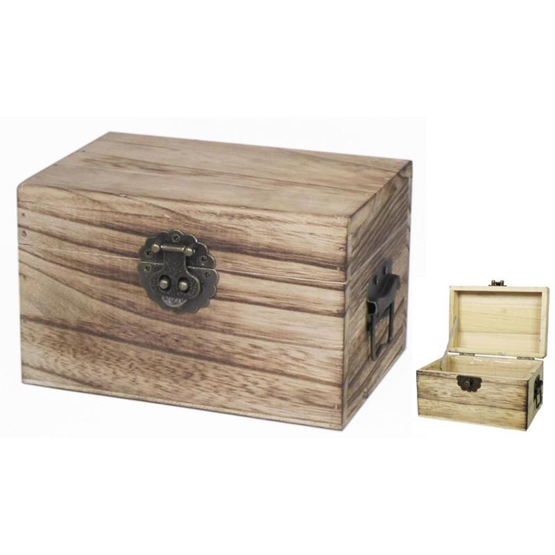 Caja de madera d16x11 a10cm