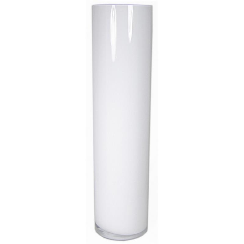 Cylindre d15 h60cm blanc