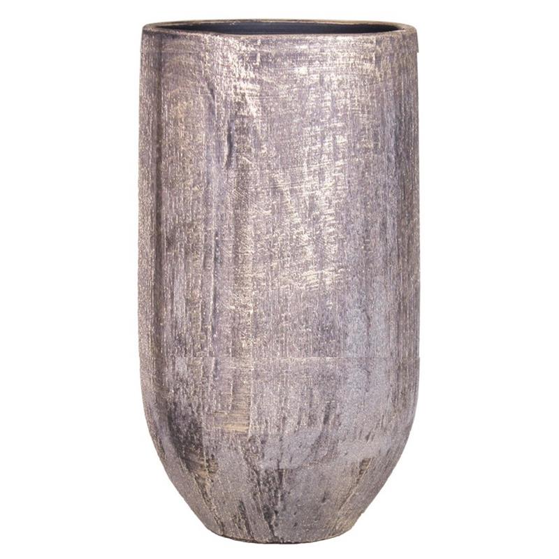 Vase Madeira d18 h35cm or