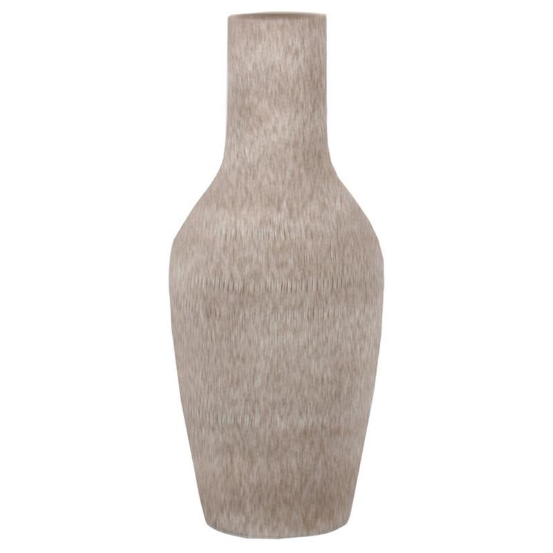 Deco bottle Elin d25 h60cm taupe