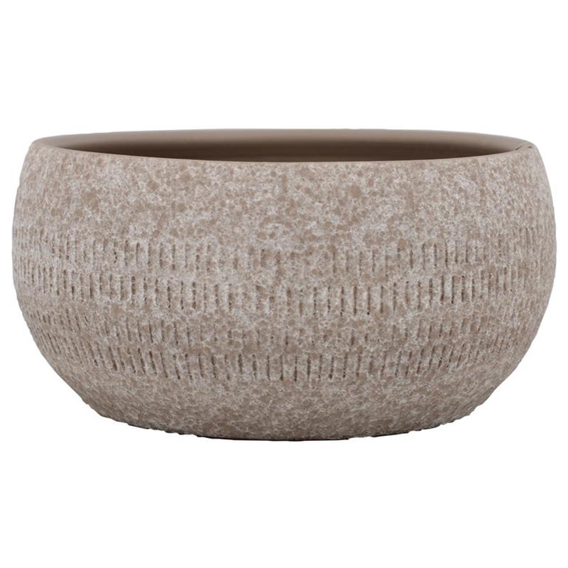 Bowl Elin d28 h13cm taupe