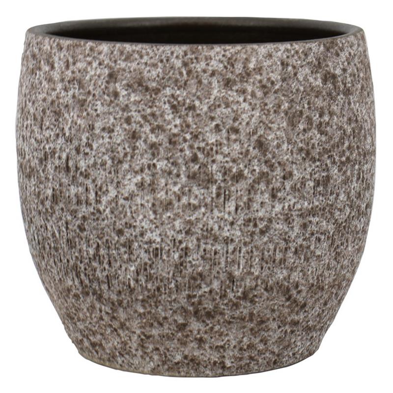 Pot Elin d19 h17cm cocoa